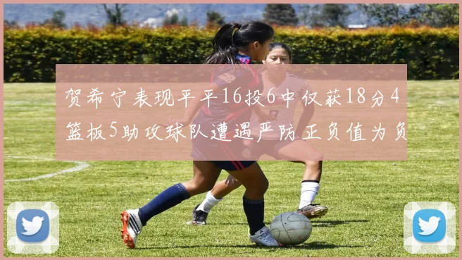 贺希宁表现平平16投6中仅获18分4篮板5助攻球队遭遇严防正负值为负7